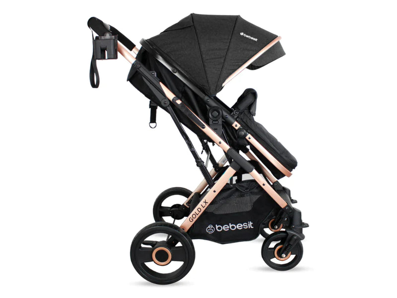 COCHE GOLD LX QB321 - NEGRO BEBESIT