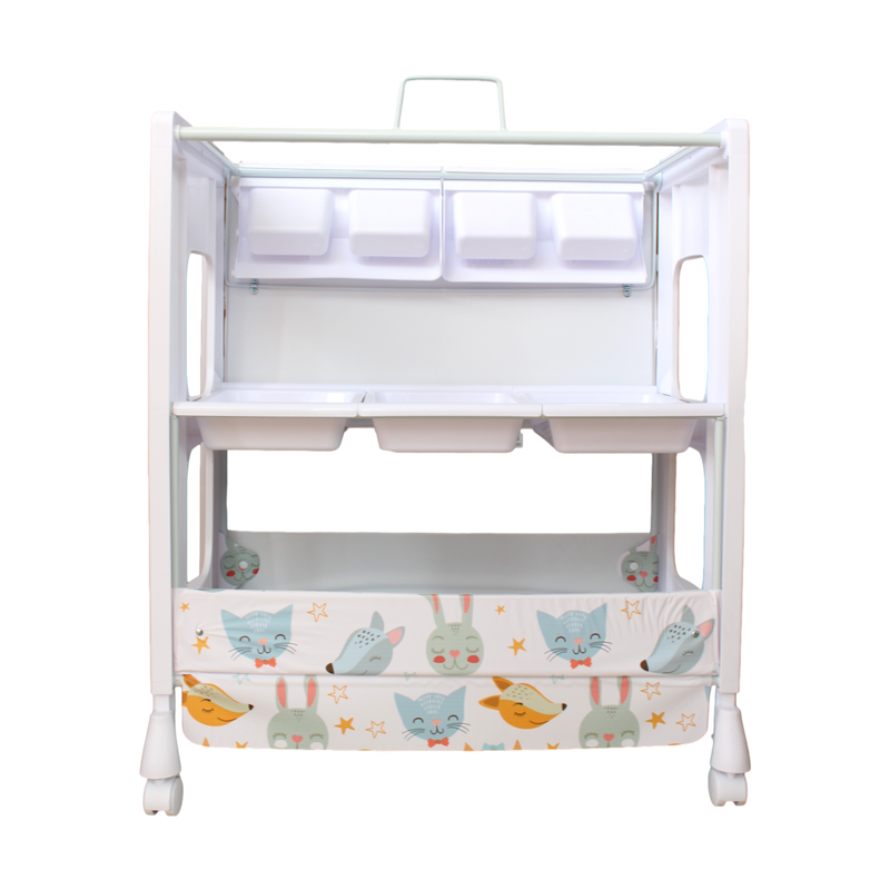 BAÑERA DE PIE CAMBIADOR TIN-100 BEBESITO ANIMALES