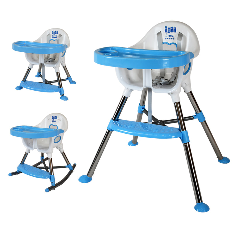 SILLA PARA COMER 3 EN 1 AFRICA AZUL MAMI LOVE -