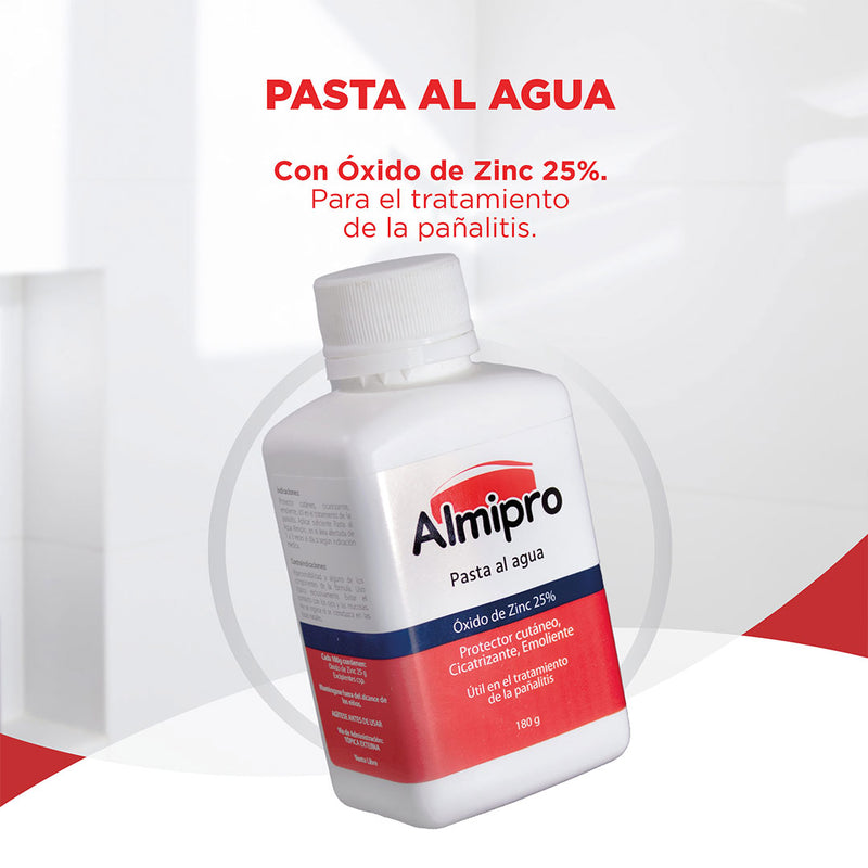 PASTA AL AGUA PROTECTOR CUTÁNEO X 180 GR ALMIPRO