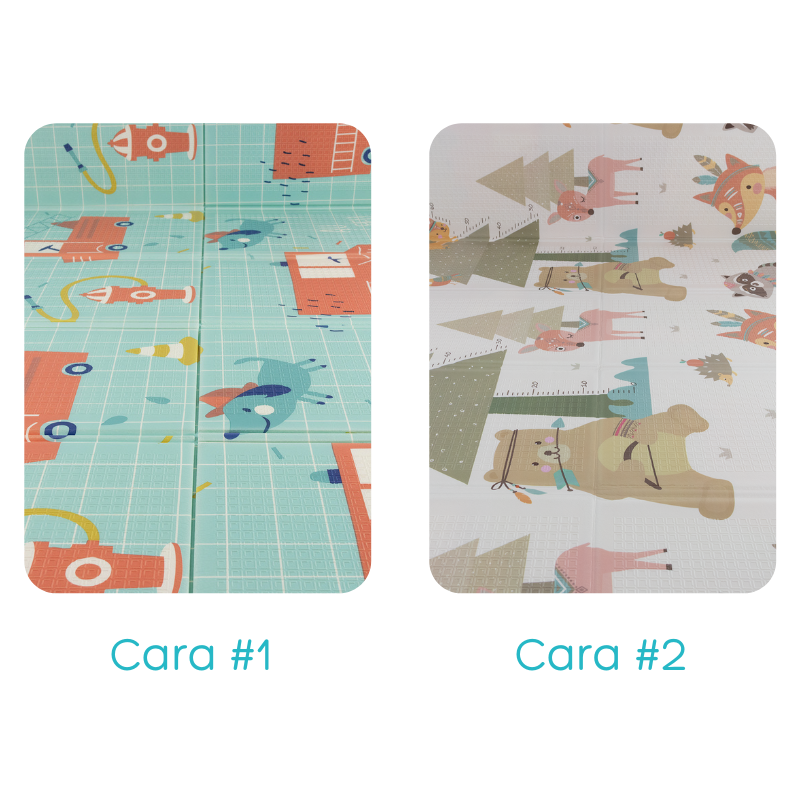 TAPETE PLEGABLE DOBLE FAZ XPE2023U BEBESIT