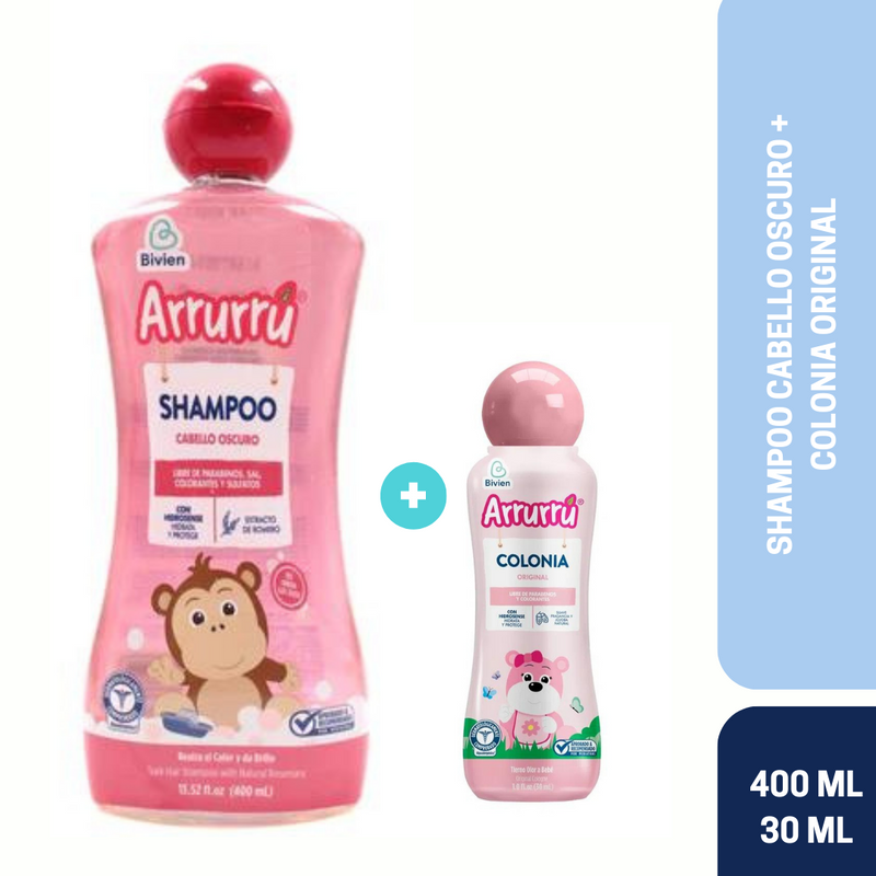 SHAMPOO ROMERO X400 +  COLONIA ROSADA X30 AAB398 ARRURRÚ