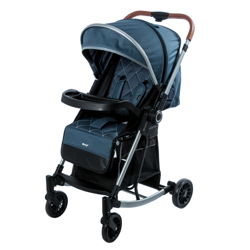COCHE MECEDORA BOUNCY EB116 AZUL EBABY