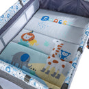 CUNA CORRAL MECEDORA SALLY EB716-3 OH EBABY GRIS - AZUL