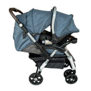 COCHE TRAVEL SYSTEM BRAVIAR AZUL EB1092-1 EBABY