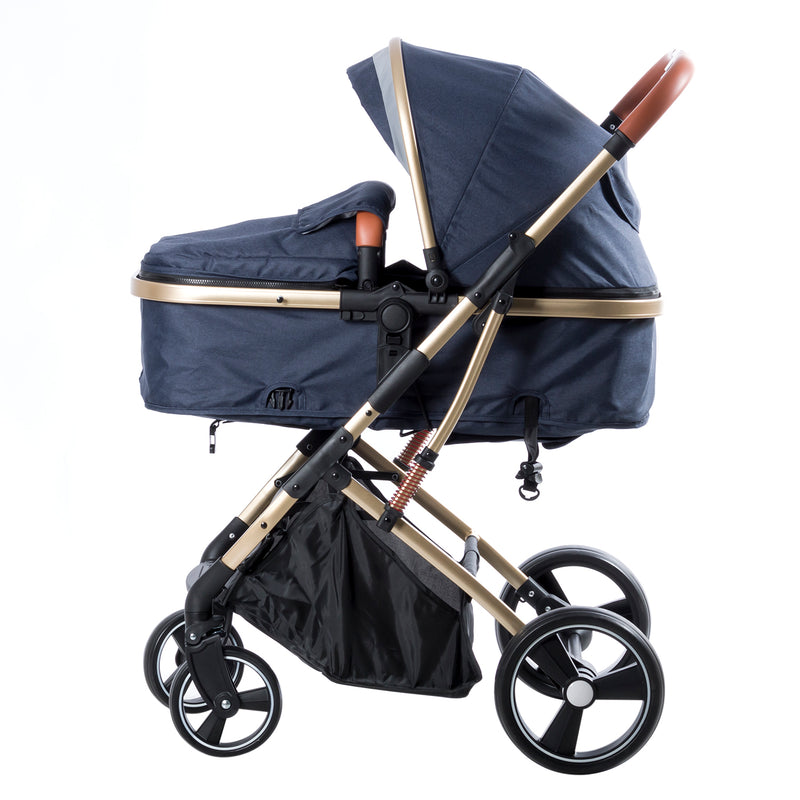 COCHE CUNA MOISES SATURNO EB126 AZUL EBABY