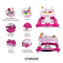 CAMINADOR MULTIACTIVIDAD 3EN1 7102 - ROSADO BEBESIT