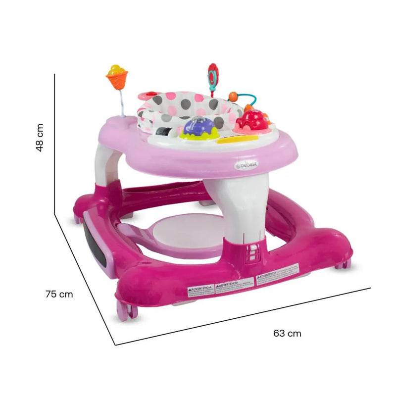 CAMINADOR MULTIACTIVIDAD 3EN1 7102 - ROSADO BEBESIT