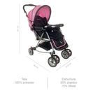 COCHE MECEDORA BALANCE PREMIUM BABY ROSADO