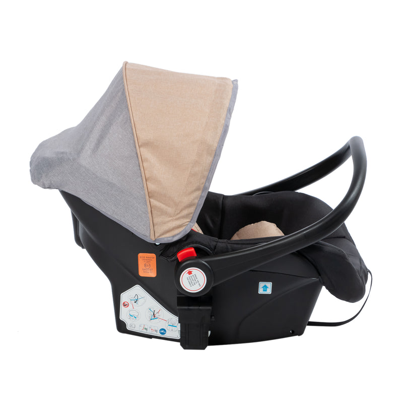 COCHE CUNA MOISES COMFORT + PORTABEBÉ EB147 EBABY BEIGE