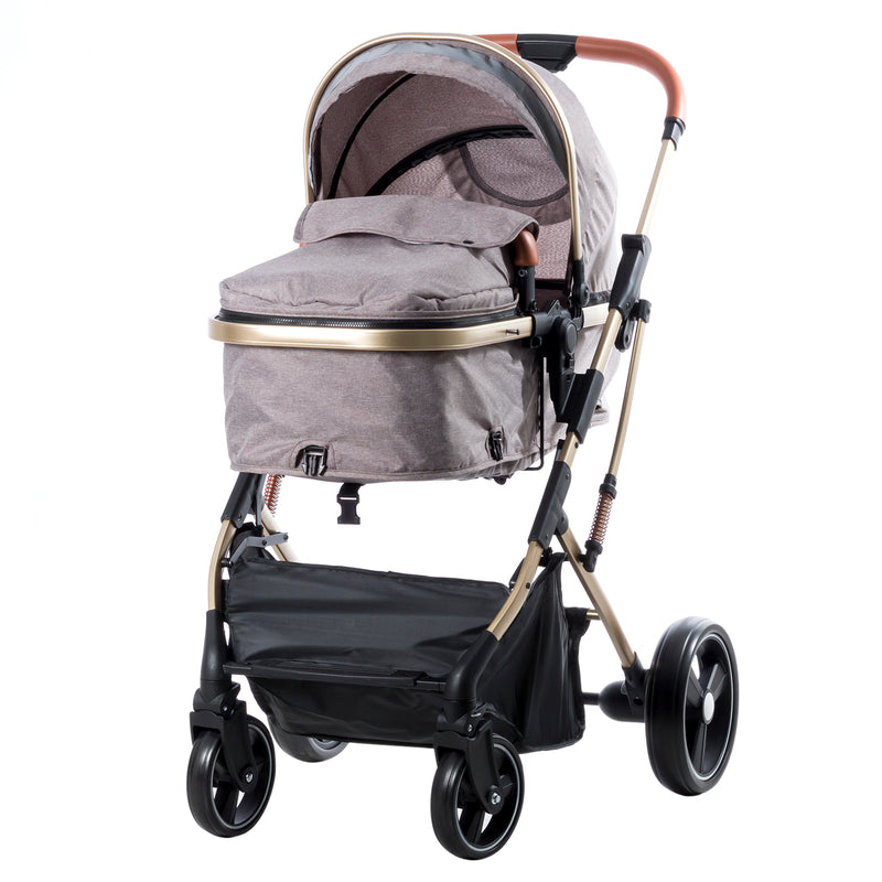 COCHE CUNA MOISES SATURNO EB126 BEIGE EBABY