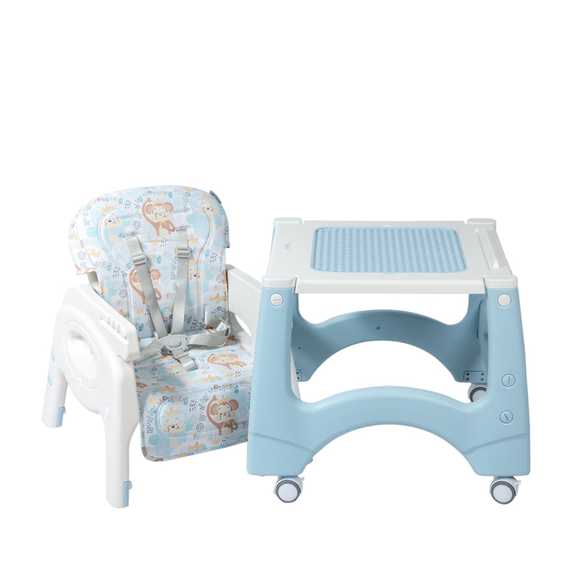 SILLA DE COMER LARA - EB645-1 AZUL MONOS EBABY