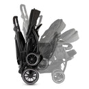 COCHE GEMELAR BIVO CH759CBKNEGRO BEBESIT
