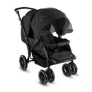 COCHE GEMELAR BIVO CH759CBKNEGRO BEBESIT