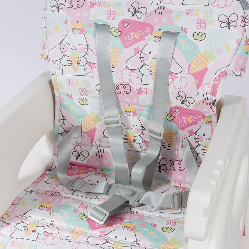 SILLA DE COMER LARA -EB645-1 ROSADO CONEJOS EBABY