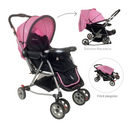 COCHE MECEDORA BALANCE PREMIUM BABY ROSADO