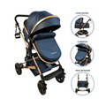 COCHE TIPO CUNA FJ HAPPY BABY AZUL