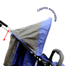 COCHE 3 LLANTAS MLU-100 AZUL BEBESITOS