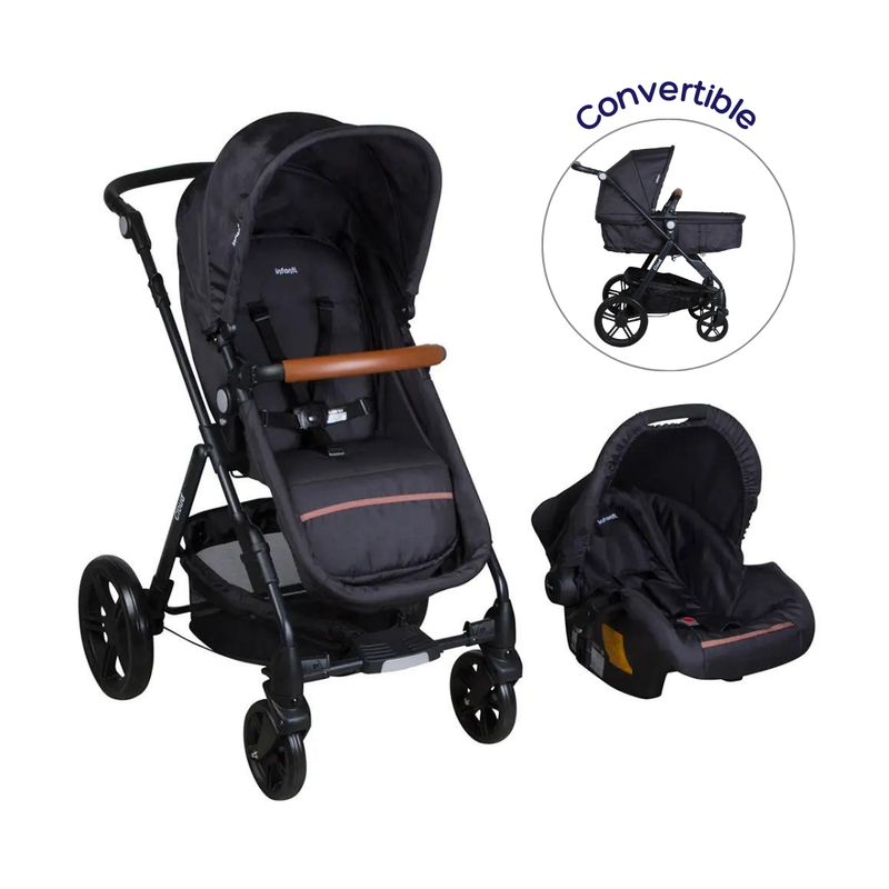 COCHE TRAVEL SYSTEM NEGRO P6863 INFANTI - Main Image
