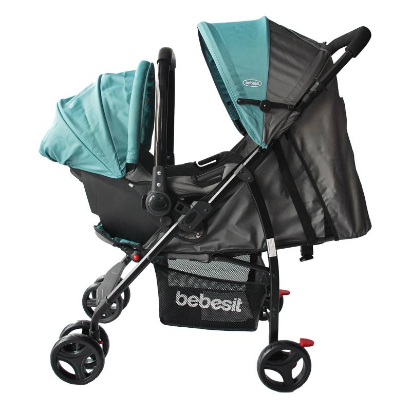 COCHE TRAVEL SYSTEM SUMMER JC2019 BEBESIT VERDE-