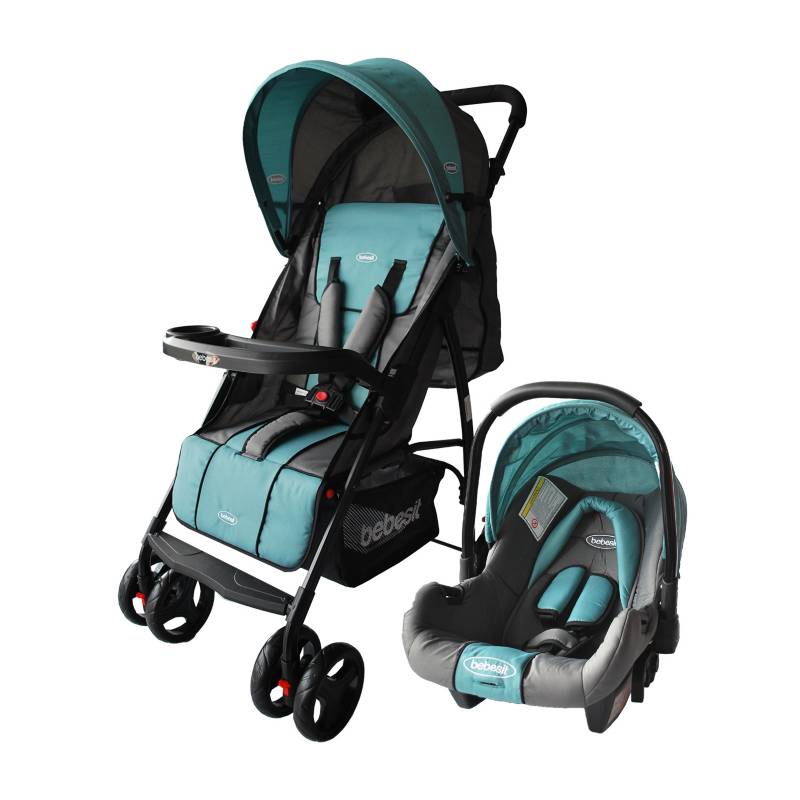 COCHE TRAVEL SYSTEM SUMMER JC2019 BEBESIT VERDE-