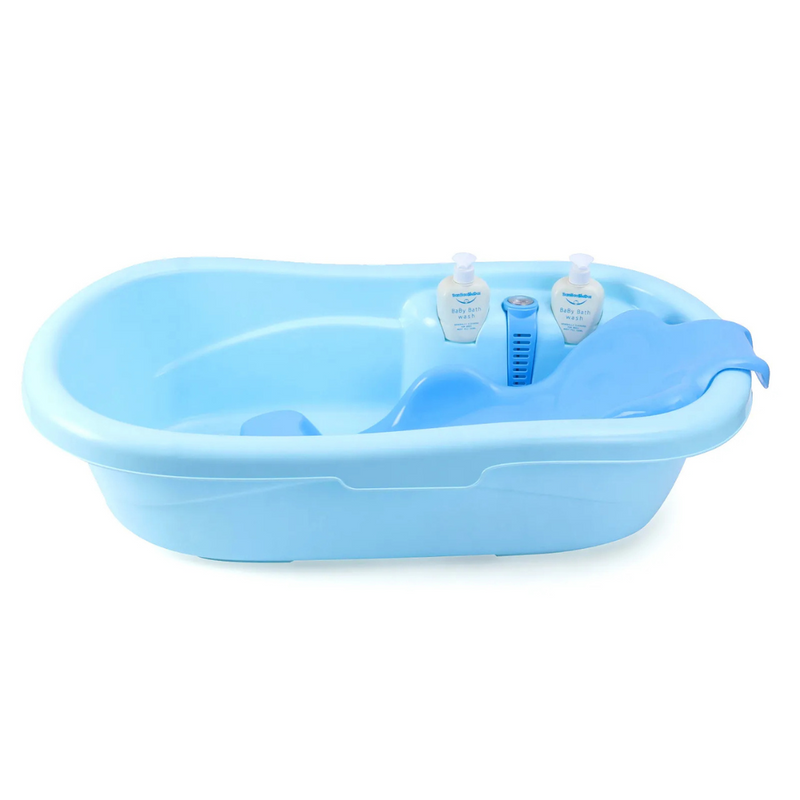 BAÑERA PLEGABLE + SOPORTE BSP-101 BEBESITOS AZUL