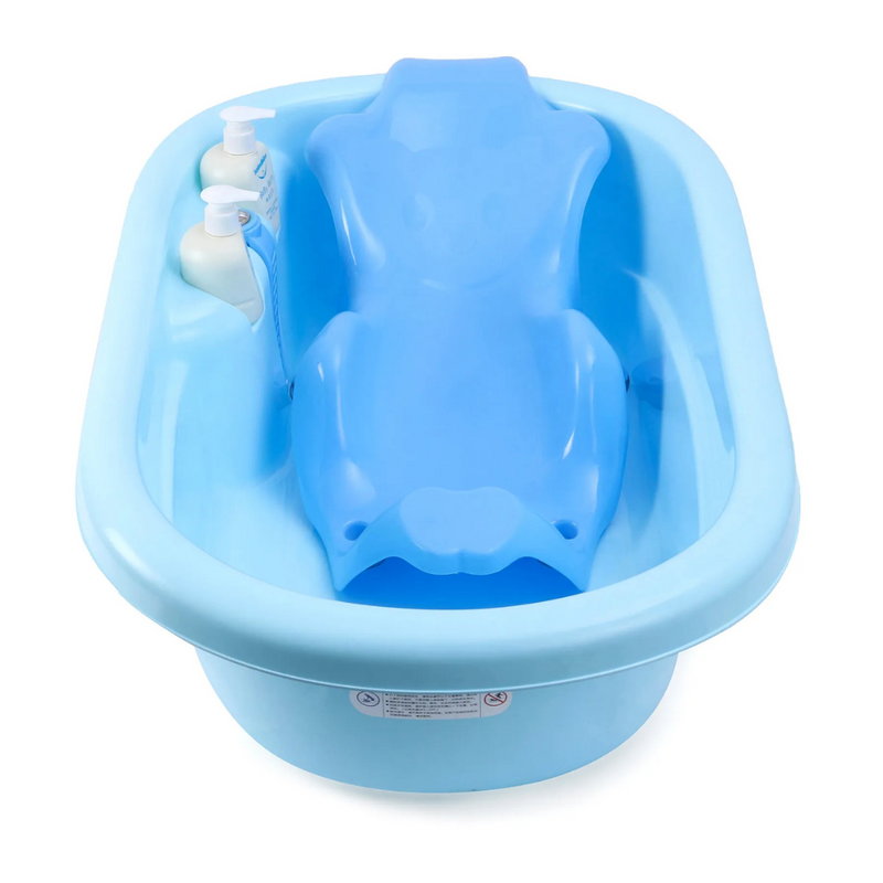 BAÑERA PLEGABLE + SOPORTE BSP-101 BEBESITOS AZUL