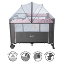 CUNA CORRAL COLECHO NALA EB751-1 OH EBABY ROSADO