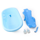 BAÑERA PLEGABLE + SOPORTE BSP-101 BEBESITOS AZUL