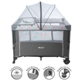 CUNA CORRAL COLECHO NALA EB751-1 OH EBABY GRIS - ROSADO