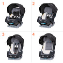SILLA PARA CARRO BEBE COVER ME 4 EN 1 CV89D18B BABY TREND