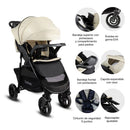 TRAVEL SYSTEM SIENNA 5282BG BEIGE