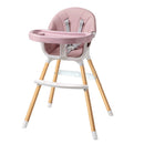 SILLA COMEDOR MADERA 301AH-868 BABY KAYS ROSADA
