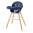 SILLA COMEDOR MADERA 301AH-868 BABY KAYS AZUL TURQUÍ