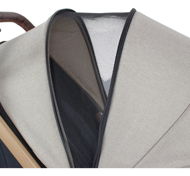 COCHE TIPO MALETA COMPACTO MICRO JCX5 BEIGE BEBESIT-