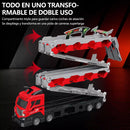 CAMION NIÑERA + 4 AUTOS ZD2308 MUNBE