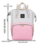 PAÑALERA TIPO MORRAL PARA BEBÉ SLF-8237 MUNBE