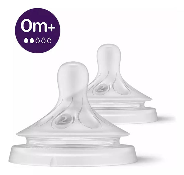 Tetina Natural Response 0M+ Flujo Lento SCY962/02 Avent