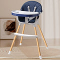 SILLA COMEDOR MADERA 301AH-868 BABY KAYS AZUL TURQUÍ