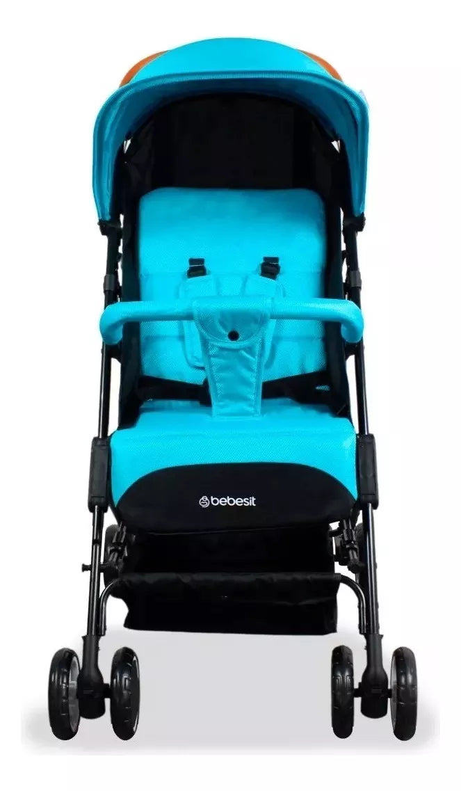 COCHE COMPACTO MALETA BIT JC207 - AZUL BEBESIT