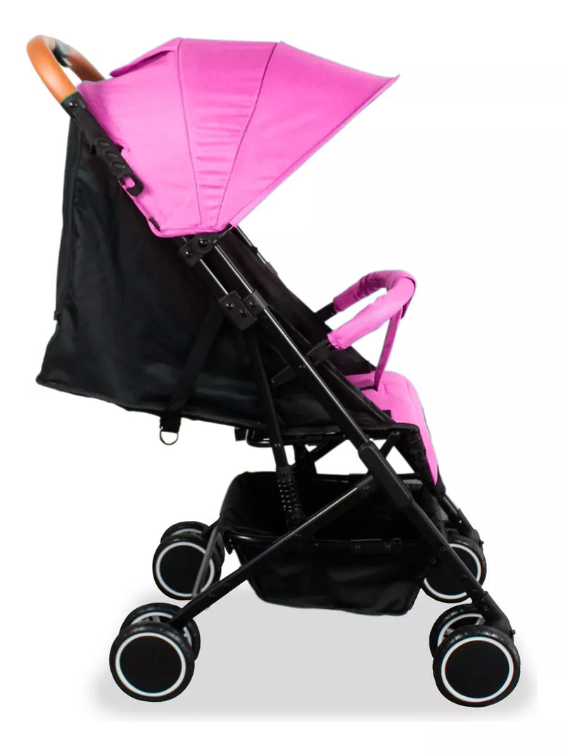 COCHE COMPACTO MALETA BIT JC207 - ROSADO BEBESIT