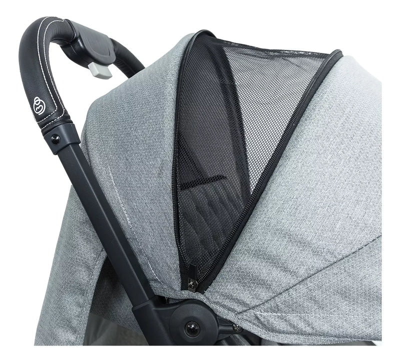 COCHE COMPACTO PIXEL J608SBK - GRIS BEBESIT