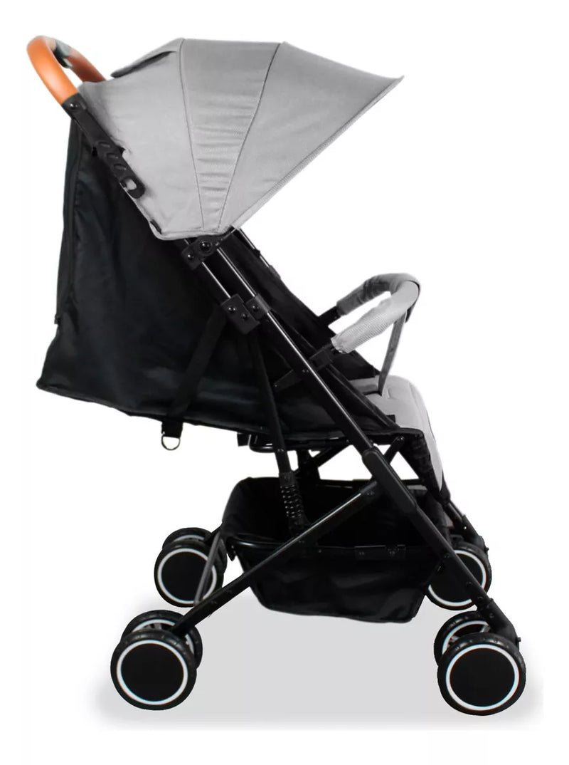 COCHE COMPACTO MALETA BIT JC207 - GRIS BEBESIT