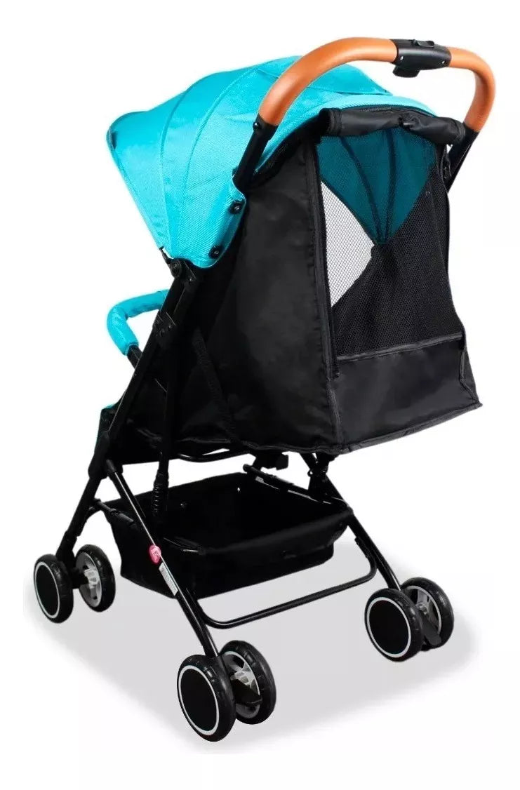 COCHE COMPACTO MALETA BIT JC207 - AZUL BEBESIT