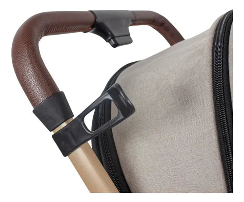 COCHE TIPO MALETA COMPACTO MICRO JCX5 BEIGE BEBESIT-