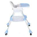 SILLA COMEDOR LX-213 AZUL BABY KAYS