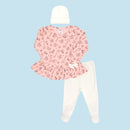 CONJUNTO X3 PZS BEBE NIÑA 10816 FOR BABY