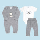 CONJUNTO X3 PZS BEBE NIÑO 10810 FOR BABY