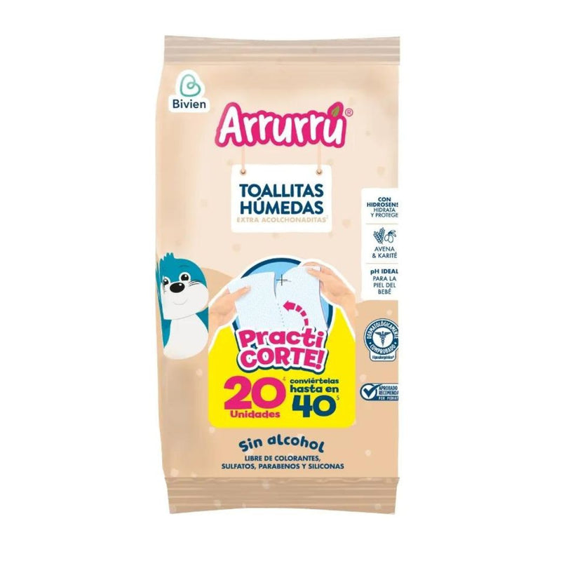 SHAMPOO CABELLO CLARO X750 ML + GRATIS TOALLITAS HÚMEDAS AVENA X20 UND AAB298 ARRURRÚ