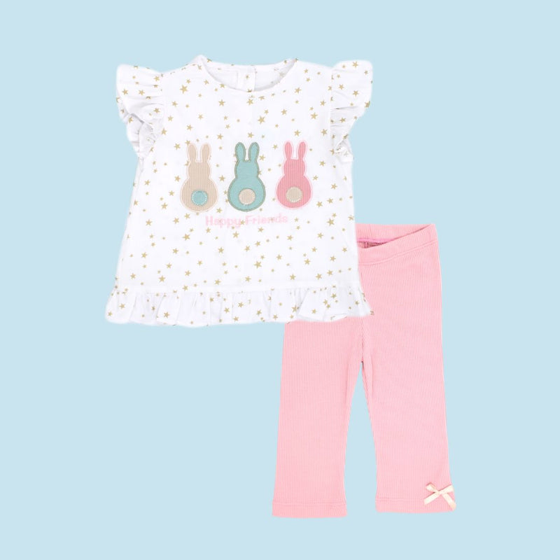 CONJUNTO BEBE NIÑA 15366 BAMBINOS